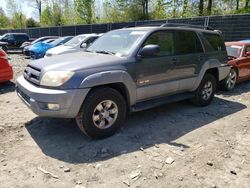 Salvage cars for sale from Copart Waldorf, MD: 2003 Toyota 4runner SR5