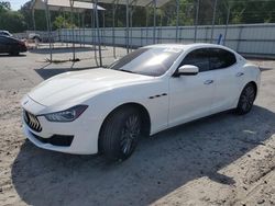 Salvage cars for sale at Savannah, GA auction: 2018 Maserati Ghibli