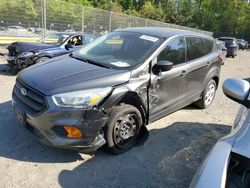 Salvage cars for sale from Copart Waldorf, MD: 2017 Ford Escape S