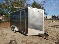 Salvage trucks for sale at Kincheloe, MI auction: 2017 Quality Trailer
