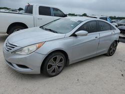 Salvage cars for sale at San Antonio, TX auction: 2013 Hyundai Sonata GLS
