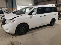 Salvage cars for sale at Eldridge, IA auction: 2014 Nissan Quest S