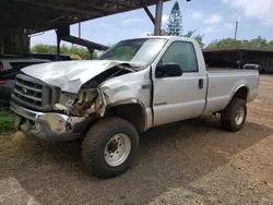 Salvage cars for sale from Copart Kapolei, HI: 2002 Ford F350 SRW Super Duty