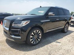 Salvage cars for sale at Houston, TX auction: 2018 Lincoln Navigator Select