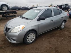 Nissan salvage cars for sale: 2012 Nissan Versa S