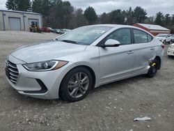 Salvage cars for sale at Mendon, MA auction: 2017 Hyundai Elantra SE