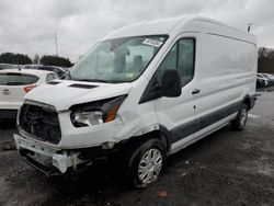 Salvage cars for sale from Copart East Granby, CT: 2018 Ford Transit T-250