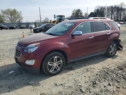 Salvage cars for sale at Mebane, NC auction: 2016 Chevrolet Equinox LTZ