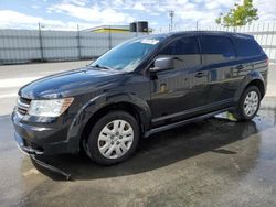 Salvage cars for sale at Antelope, CA auction: 2015 Dodge Journey SE