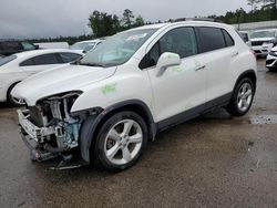 Salvage cars for sale at Harleyville, SC auction: 2015 Chevrolet Trax LTZ