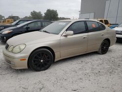 Salvage cars for sale at Apopka, FL auction: 2001 Lexus GS 300