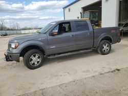 Salvage cars for sale from Copart Milwaukee, WI: 2012 Ford F150 Supercrew