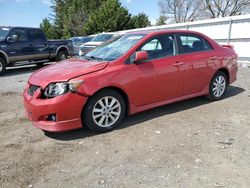 Salvage cars for sale from Copart Finksburg, MD: 2010 Toyota Corolla Base