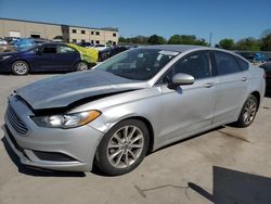 Salvage cars for sale at Wilmer, TX auction: 2017 Ford Fusion SE