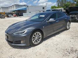 Salvage cars for sale at Opa Locka, FL auction: 2018 Tesla Model S