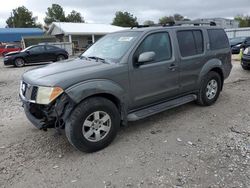 Salvage cars for sale from Copart Prairie Grove, AR: 2005 Nissan Pathfinder LE