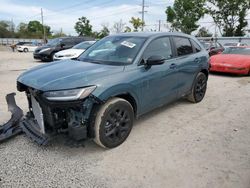 Salvage cars for sale at Riverview, FL auction: 2024 Honda HR-V Sport