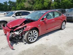 Salvage cars for sale from Copart Ocala, FL: 2020 Tesla Model 3