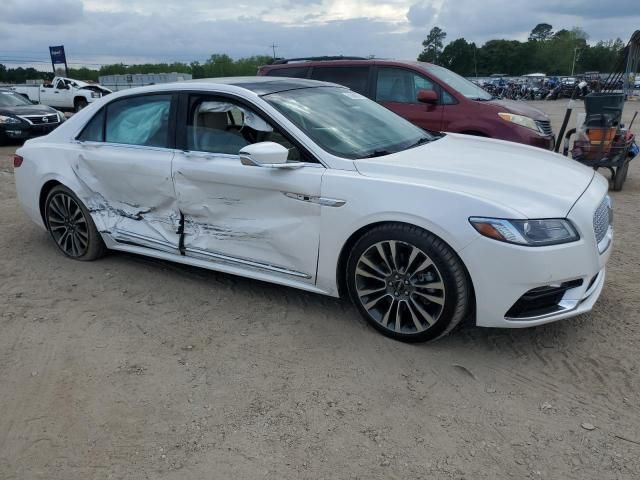 2019 Lincoln Continental Select