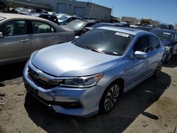 Salvage cars for sale from Copart Martinez, CA: 2017 Honda Accord Hybrid EXL