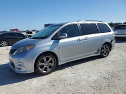 Toyota Sienna Sport salvage cars for sale: 2011 Toyota Sienna Sport