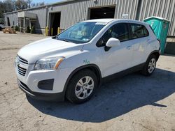 Salvage cars for sale at West Mifflin, PA auction: 2016 Chevrolet Trax LS