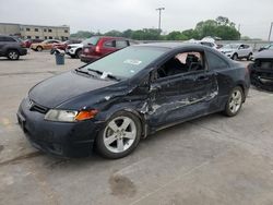 Salvage cars for sale from Copart Wilmer, TX: 2008 Honda Civic EXL