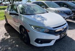 Salvage cars for sale at Grand Prairie, TX auction: 2017 Honda Civic Touring