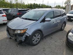 Salvage cars for sale at Bridgeton, MO auction: 2016 Honda Odyssey EXL