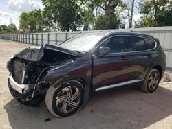 Salvage cars for sale at Riverview, FL auction: 2022 Hyundai Santa FE SEL