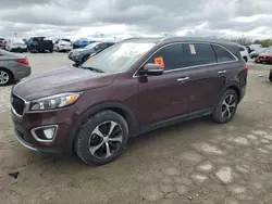Salvage cars for sale at Indianapolis, IN auction: 2017 KIA Sorento EX