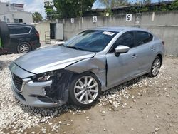 Salvage cars for sale at Opa Locka, FL auction: 2017 Mazda 3 Touring