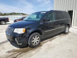 Salvage cars for sale at Franklin, WI auction: 2010 Chrysler Town & Country Touring