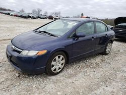 Salvage cars for sale from Copart West Warren, MA: 2008 Honda Civic LX