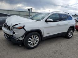 Jeep salvage cars for sale: 2015 Jeep Cherokee Limited