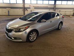 Salvage cars for sale at Wheeling, IL auction: 2014 KIA Forte EX