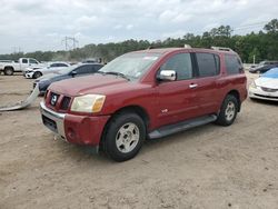 Salvage cars for sale from Copart Greenwell Springs, LA: 2006 Nissan Armada SE