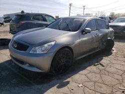 Salvage cars for sale from Copart Chicago Heights, IL: 2008 Infiniti G35
