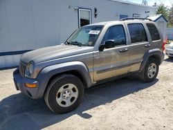 Salvage cars for sale from Copart Lyman, ME: 2004 Jeep Liberty Sport