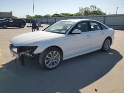 Salvage cars for sale from Copart Wilmer, TX: 2018 Audi A6 Premium