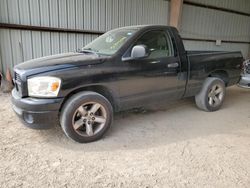 Salvage cars for sale at Houston, TX auction: 2007 Dodge RAM 1500 ST