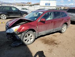 Salvage cars for sale at Colorado Springs, CO auction: 2013 Subaru Outback 2.5I Premium