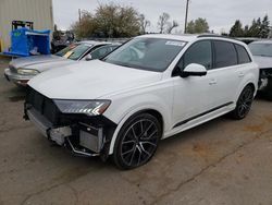 Salvage cars for sale from Copart Woodburn, OR: 2021 Audi Q7 Prestige