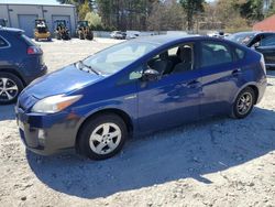 Salvage cars for sale from Copart Mendon, MA: 2011 Toyota Prius
