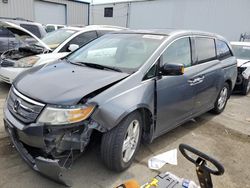 Salvage cars for sale at Vallejo, CA auction: 2011 Honda Odyssey Touring