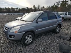Salvage cars for sale at Windham, ME auction: 2009 KIA Sportage LX