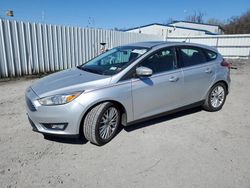Salvage cars for sale at Albany, NY auction: 2017 Ford Focus Titanium