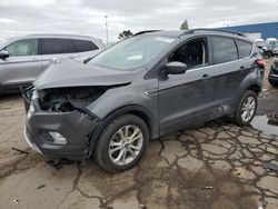 Salvage cars for sale from Copart Woodhaven, MI: 2019 Ford Escape SEL
