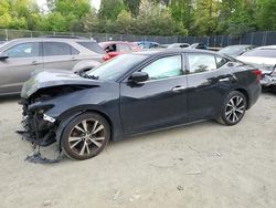 Salvage cars for sale from Copart Waldorf, MD: 2018 Nissan Maxima 3.5S