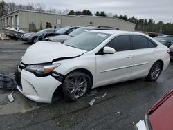 Salvage cars for sale at Exeter, RI auction: 2017 Toyota Camry LE